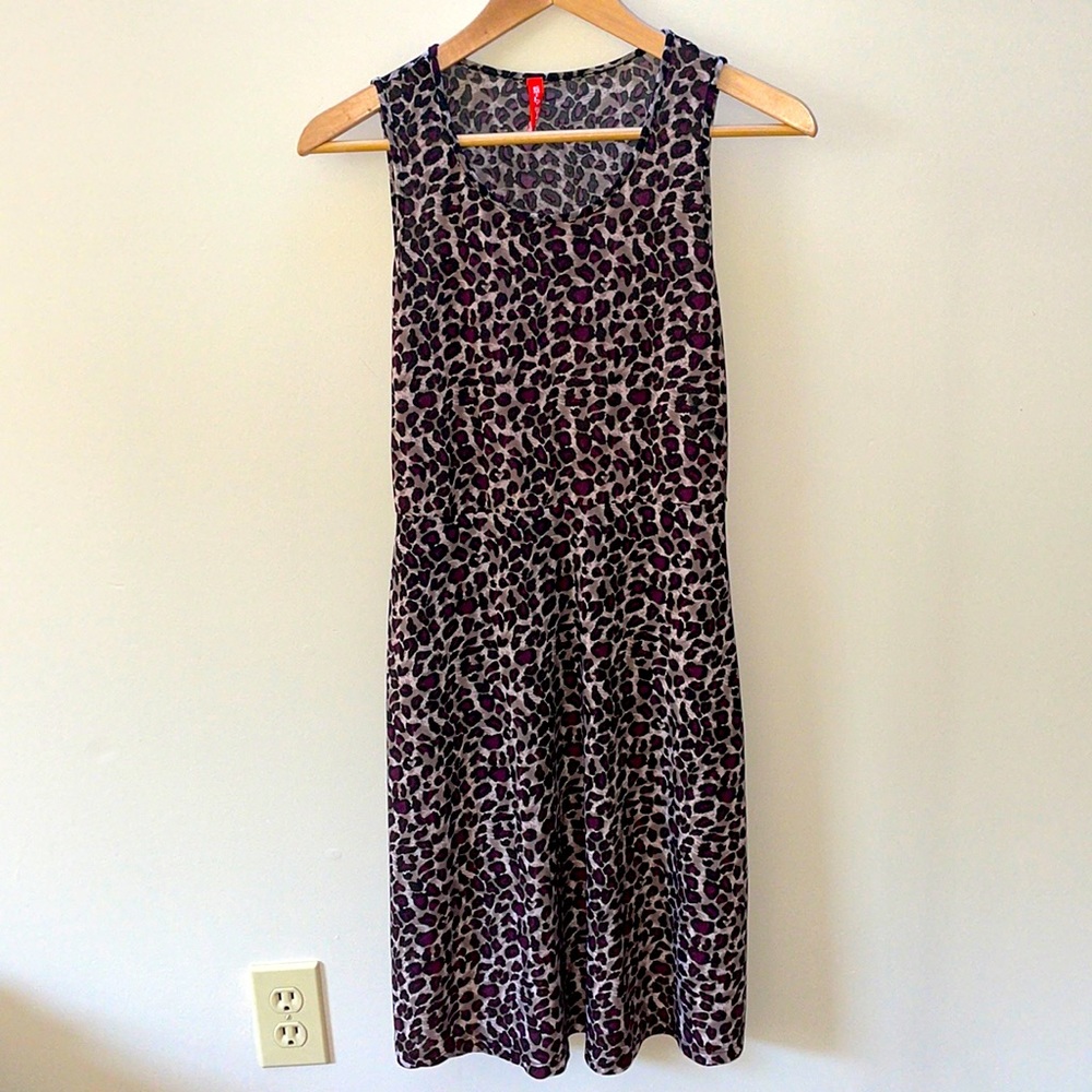 Emily Stacy Animal Print Skater Dress